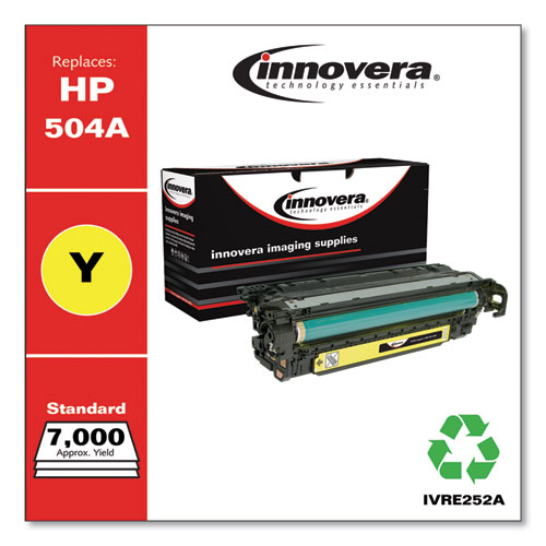 Remanufactured Yellow Toner, Replacement for 504A (CE252A), 7,000 Page-Yield - Image 2