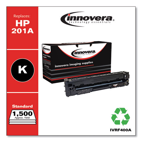 Remanufactured Black Toner, Replacement for 201A (CF400A), 1,500 Page-Yield - Image 2