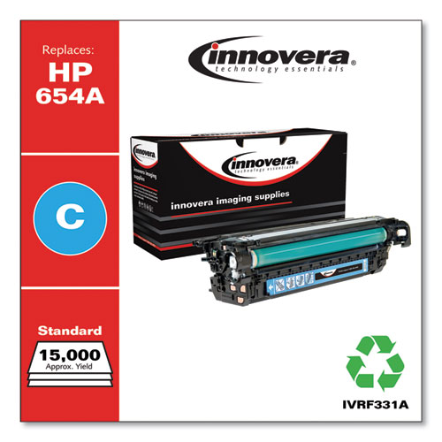 Remanufactured Cyan Toner, Replacement for 654A (CF331A), 15,000 Page-Yield - Image 2