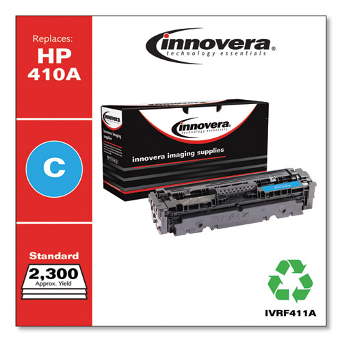 Remanufactured Cyan Toner, Replacement for 410A (CF411A), 2,300 Page-Yield - Image 2