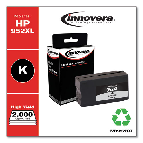 Remanufactured Black High-Yield Ink, Replacement for 952XL (F6U19AN), 2,000 Page-Yield - Image 2