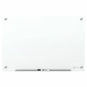 Brilliance Glass Dry-Erase Boards, 96" x 48", White Surface