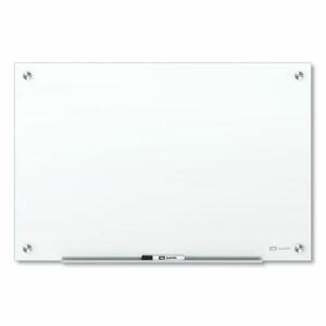 Brilliance Glass Dry-Erase Boards, 72" x 48", White Surface