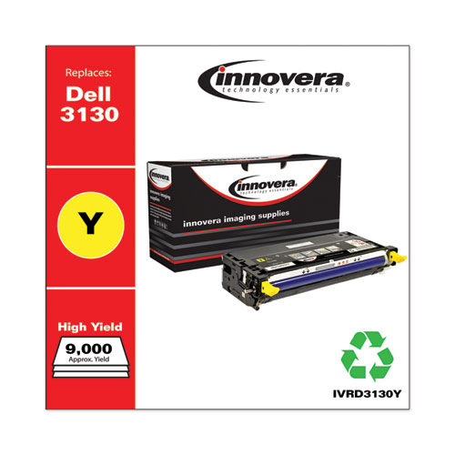 Remanufactured Yellow High-Yield Toner, Replacement for 330-1204, 9,000 Page-Yield - Image 2