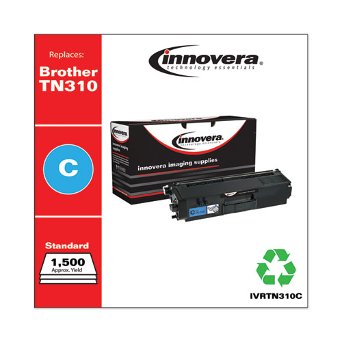 Remanufactured Cyan Toner, Replacement for TN310C, 1,500 Page-Yield - Image 2
