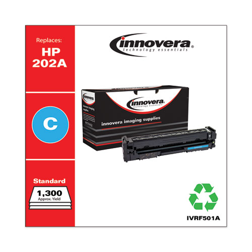 Remanufactured Cyan Toner, Replacement for 202A (CF501A), 1,300 Page-Yield - Image 2