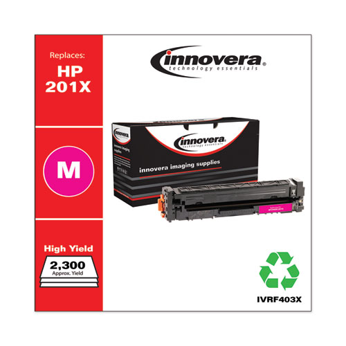 Remanufactured Magenta High-Yield Toner, Replacement for 201X (CF403X), 2,300 Page-Yield - Image 2
