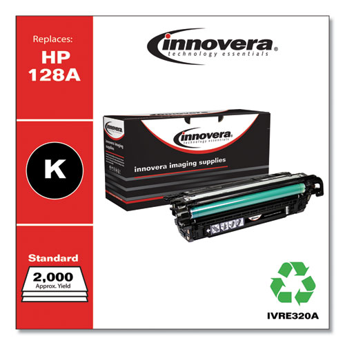 Remanufactured Black Toner, Replacement for 128A (CE320A), 2,000 Page-Yield - Image 2