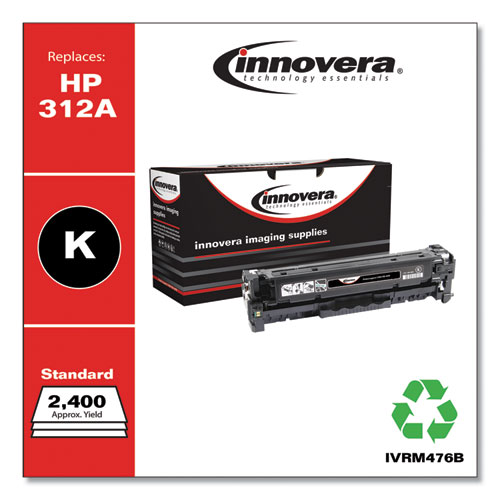 Remanufactured Black Toner, Replacement for 312A (CF380A), 2,400 Page-Yield - Image 2
