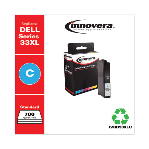 Remanufactured Cyan Ink, Replacement for 33XL (8DNKH331-7378), 700 Page-Yield - Image 2