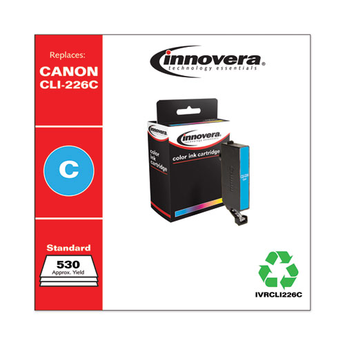 Remanufactured Cyan Ink, Replacement for CLI-226 (4547B001AA), 530 Page-Yield - Image 2