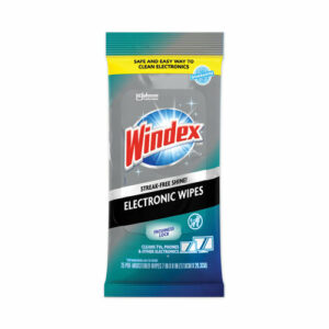 Electronics-Cleaner Wipes, 1-Ply, 7 x 10, Neutral Scent, White, 25 Wipes