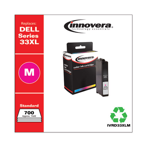Remanufactured Magenta Ink, Replacement for 33XL (6M6FG331-7379), 700 Page-Yield - Image 2