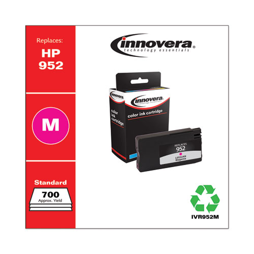 Remanufactured Magenta Ink, Replacement for 952 (L0S52AN), 700 Page-Yield - Image 2