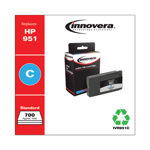 Remanufactured Cyan Ink, Replacement for 951 (CN050AN), 700 Page-Yield - Image 2