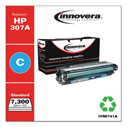 Remanufactured Cyan Toner, Replacement for 307A (CE741A), 7,300 Page-Yield - Image 2