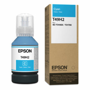 T49H200 (T49H) Ink Bottles, 140 mL, Cyan