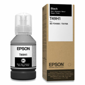 T49H100 (T49H) Ink Bottles, 140 mL, Black