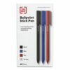 Ballpoint Pen, Stick, Medium 1 mm, Assorted Ink and Barrel Colors, 60/Pack