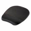 Memory Foam Mouse Pad with Wrist Rest, 7.93 x 9.25, Black