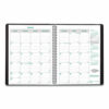 EcoLogix Recycled Monthly Planner, EcoLogix Artwork, 11 x 8.5, Black Cover, 14-Month: Dec 2024 to Jan 2026 - Image 2