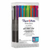 Write Bros Mechanical Pencil, 0.7 mm, HB (#2), Black Lead, Black Barrel with Assorted Clip Colors, 24/Box - Image 2