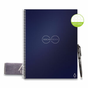 Core Smart Notebook, Dotted Rule (4 sq/in), Midnight Blue Cover, (16) 11 x 8.5 Sheets