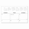 Desk Pad Calendar, 22 x 17, White Sheets, Black Binding, Clear Corners, 12-Month (Jan to Dec): 2026 - Image 3