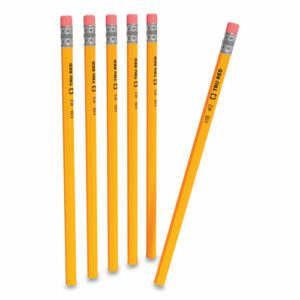 Wooden Pencil, HB (#2), Black Lead, Yellow Barrel, 72/Pack