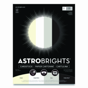 Color Cardstock - "Classic" Assortment, 65 lb Cover Weight, 8.5 x 11, Assorted Classic Colors, 100/Pack