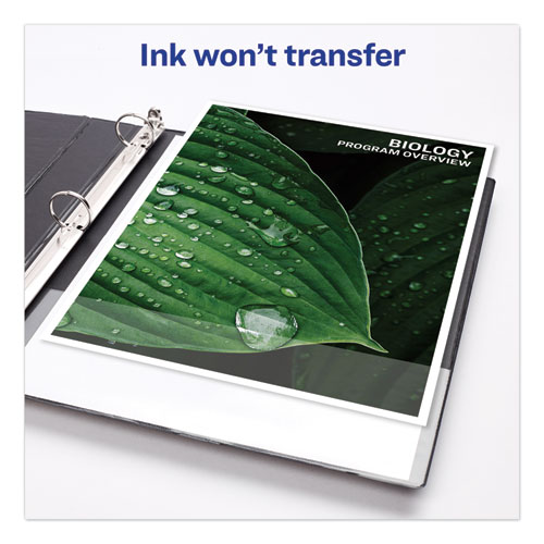 Durable View Binder with DuraHinge and Slant Rings, 3 Rings, 0.5" Capacity, 11 x 8.5, White - Image 6