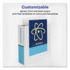 Durable View Binder with DuraHinge and Slant Rings, 3 Rings, 3" Capacity, 11 x 8.5, White - Image 3