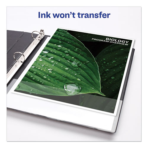 Durable View Binder with DuraHinge and Slant Rings, 3 Rings, 3" Capacity, 11 x 8.5, White, 4/Pack - Image 6