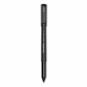 Write Bros. Ballpoint Pen, Stick, Bold 1.2 mm, Black Ink, Black Barrel, Dozen