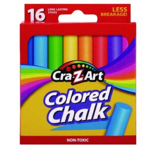 Colored Chalk, Assorted Colors, 16/Pack