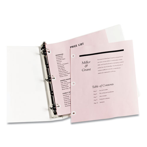 Dispenser Pack Hole Reinforcements, 0.25" Dia, White, 200/Pack, (5729) - Image 5