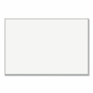 Magnetic Dry Erase Board with Aluminum Frame, 72" x 48" (Actual Size: 70" x 47"), White Surface, Satin Aluminum Frame