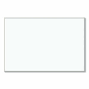 Melamine Dry Erase Board, 72" x 48" (Actual Size: 70" x 47"), White Surface, Satin Aluminum Frame