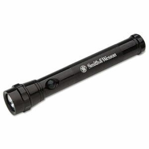 6230015132663, SKILCRAFT Smith and Wesson Aluminum Flashlight, 2 AA Batteries (Included), Black