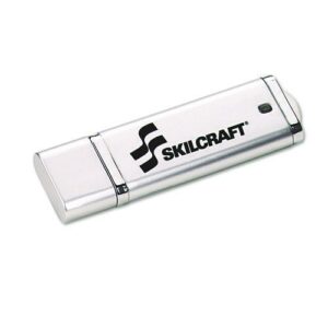 7045015584987, SKILCRAFT Ultra-Slim Flash Drive, 4 GB, Silver