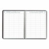 Eight-Person Group Practice Daily Appointment Book, 11 x 8.5, Black Cover, 12-Month (Jan to Dec): 2025 - Image 2