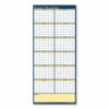 Recycled Reversible Yearly Wall Planner, 60 x 26, White/Blue/Yellow Sheets, 12-Month (Jan to Dec): 2025 - Image 2