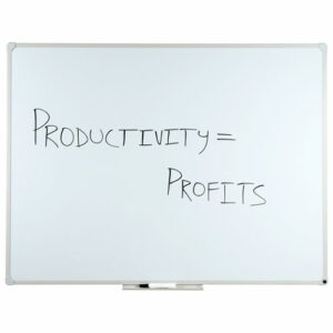 7110015550293, SKILCRAFT Magnetic Porcelain Marker Board, 36" x 48", White Surface, White Aluminum Frame