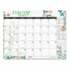 Recycled Desk Pad Calendar, Wild Flowers Artwork, 18.5 x 13, White Sheets, Black Binding/Corners,12-Month (Jan-Dec): 2025 - Image 7