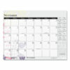 Recycled Desk Pad Calendar, Wild Flowers Artwork, 18.5 x 13, White Sheets, Black Binding/Corners,12-Month (Jan-Dec): 2025 - Image 3