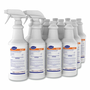 Avert Sporicidal Disinfectant Cleaner, 32 oz Spray Bottle, 12/Carton