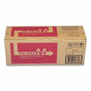 TK582M High-Yield Toner, 2,800 Page-Yield, Magenta