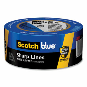 Sharp Lines Multi-Surface Painter's Tape, 3" Core, 1.88" x 60 yds, Blue