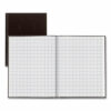 Professional Quad Notebook, Quadrille Rule (4 sq/in), Black Cover, (96) 9.25 x 7.25 Sheets - Image 2