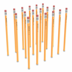 Wooden Pencil, HB (#2), Black Lead, Yellow Barrel, 48/Pack